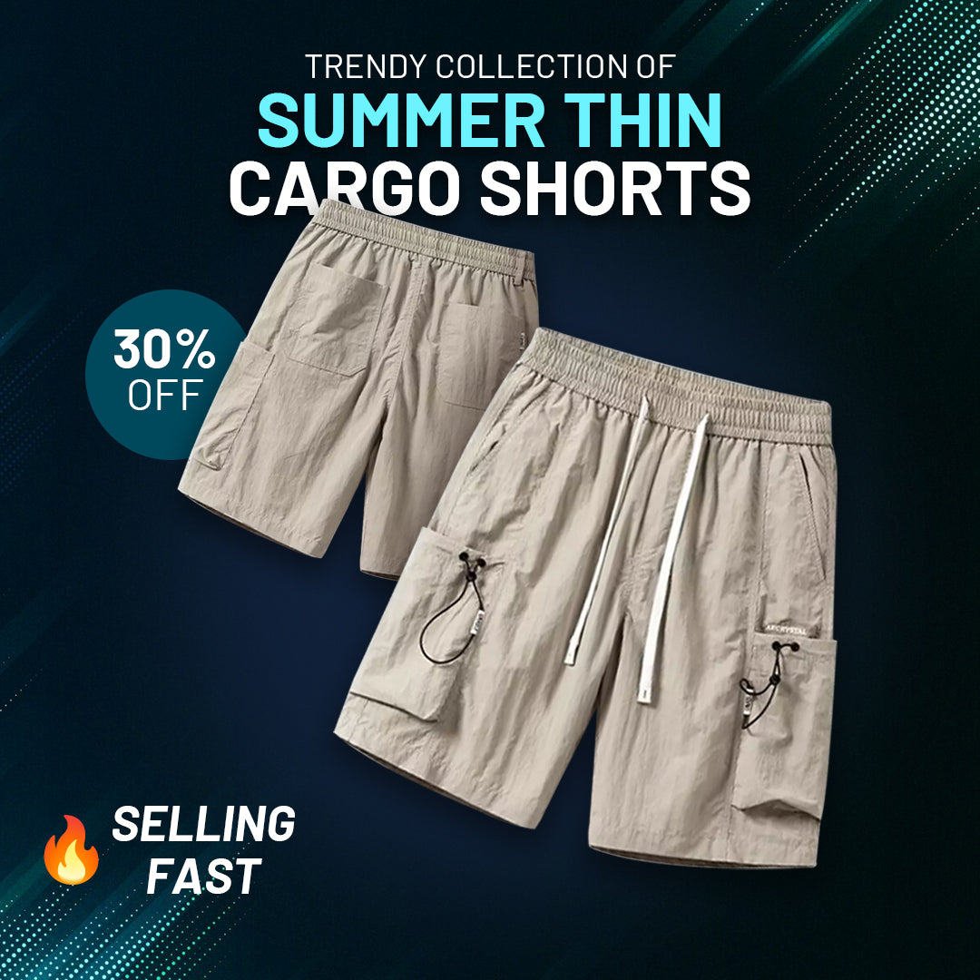 Multi-Pockets Men's Stylish Cargo Shorts 🌟👕 (Buy 1 Get 1 Free🔥🔥)