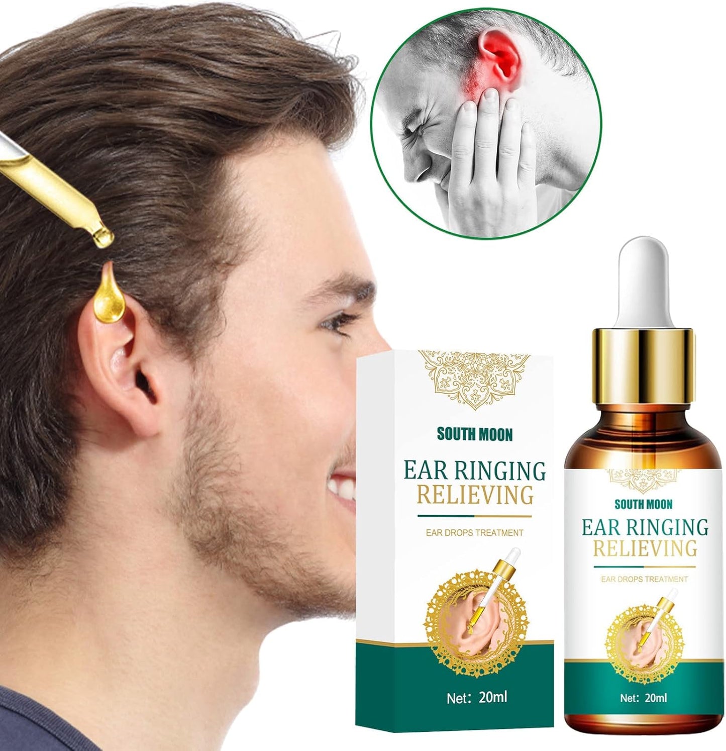 CalmHear™ - Ear Ringing Relieving Drops for Ear Hearing Care 🌿👂 (Buy 1 Get 1 Free🔥🔥)