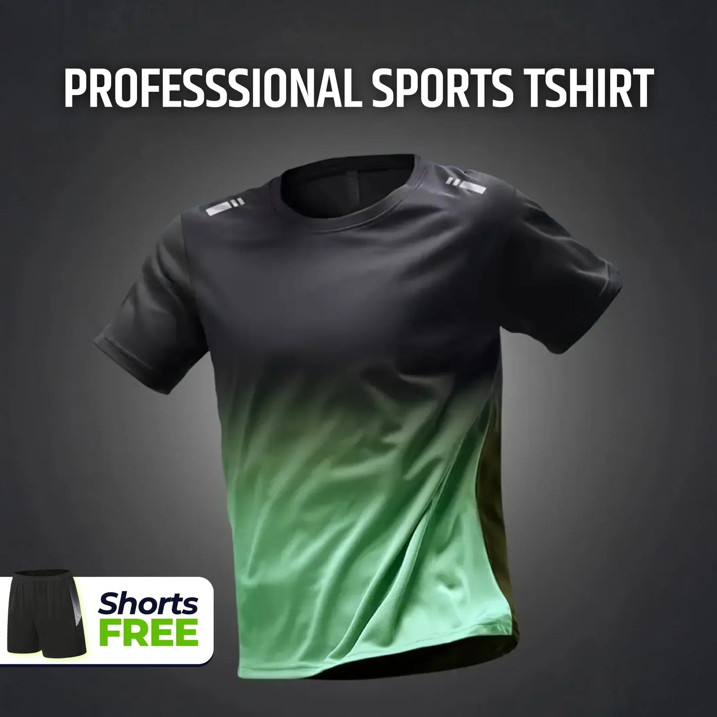 2-Piece Combo Set Men's Outdoor Sports Quick-Drying Breathable🏃‍♂️👕 (Get Shorts Free🔥
