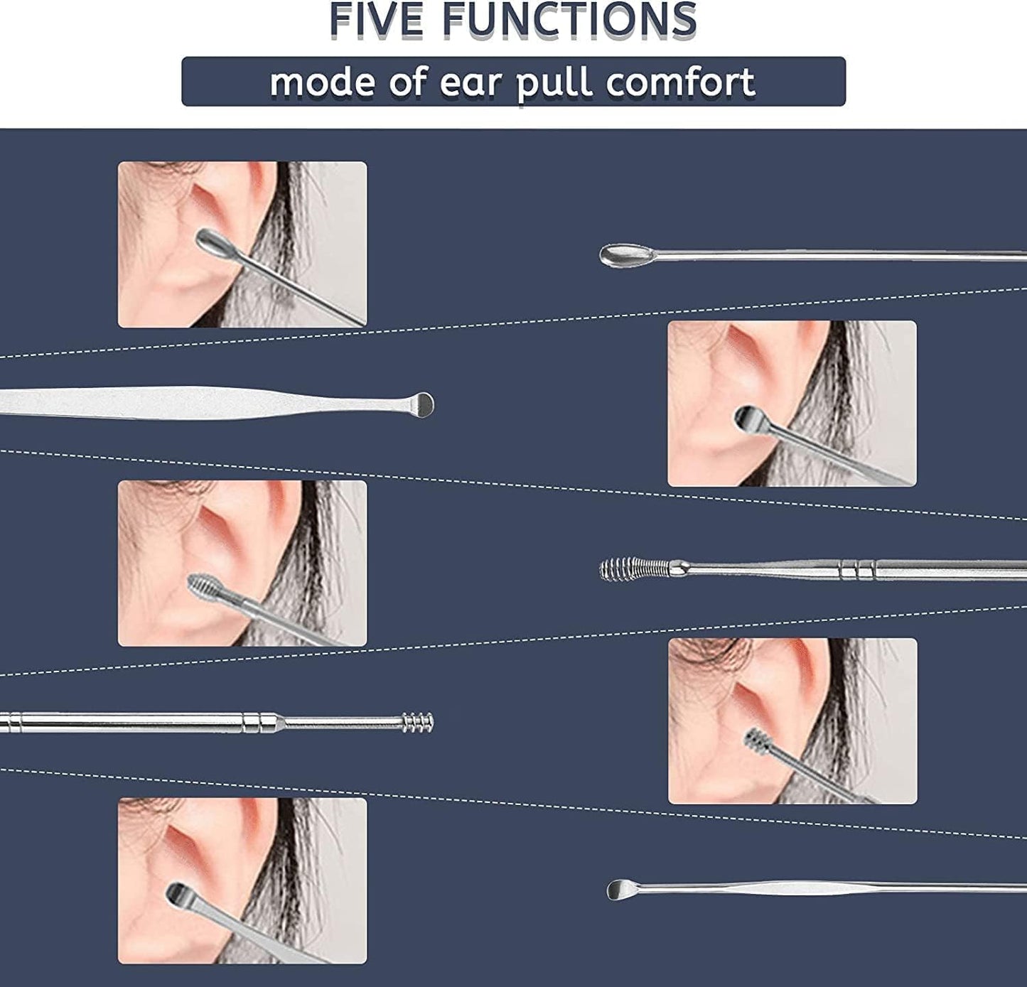 ClearEar™ - Ear Wax Removal Kit (6-Piece Set) 🌿👂